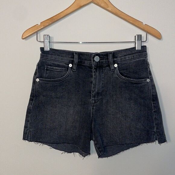 NWT Blank NYC Cutoff Jean Shorts - Washed Black - Picture 2 of 8